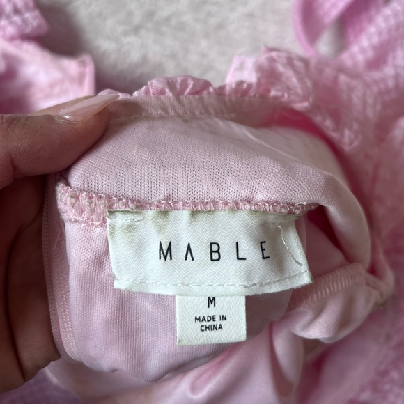 Textured Ruffled Babydoll Dress - Picture 5 of 5